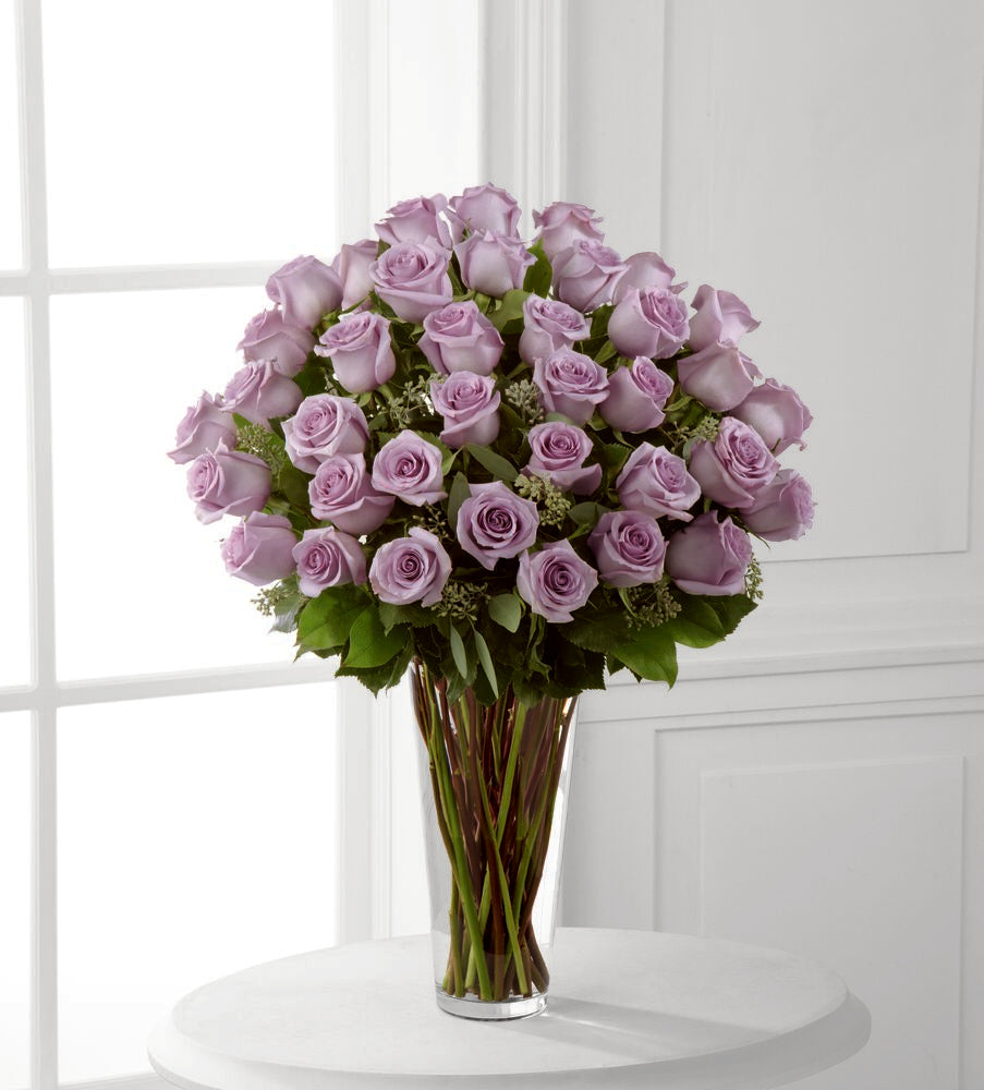 Long Stem Lavender Rose Bouquet