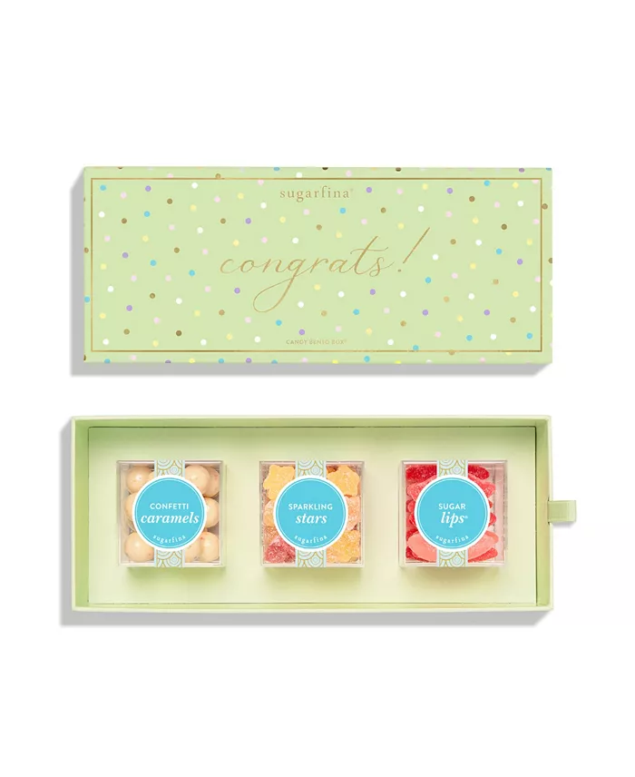 Congrats 3-Piece Candy Bento Box