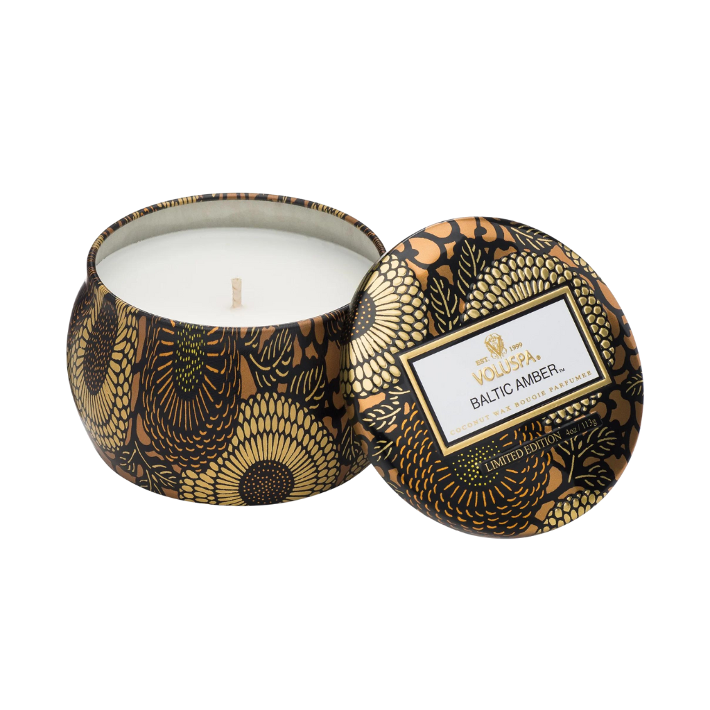 Baltic Amber Mini Tin Candle