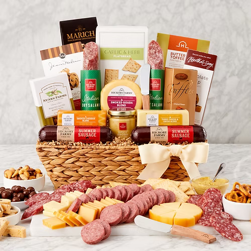 Gourmet Charcuterie Gift Basket
