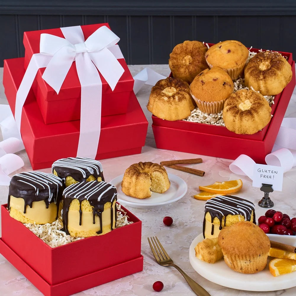 Coffret cadeau premium de produits de boulangerie sans gluten