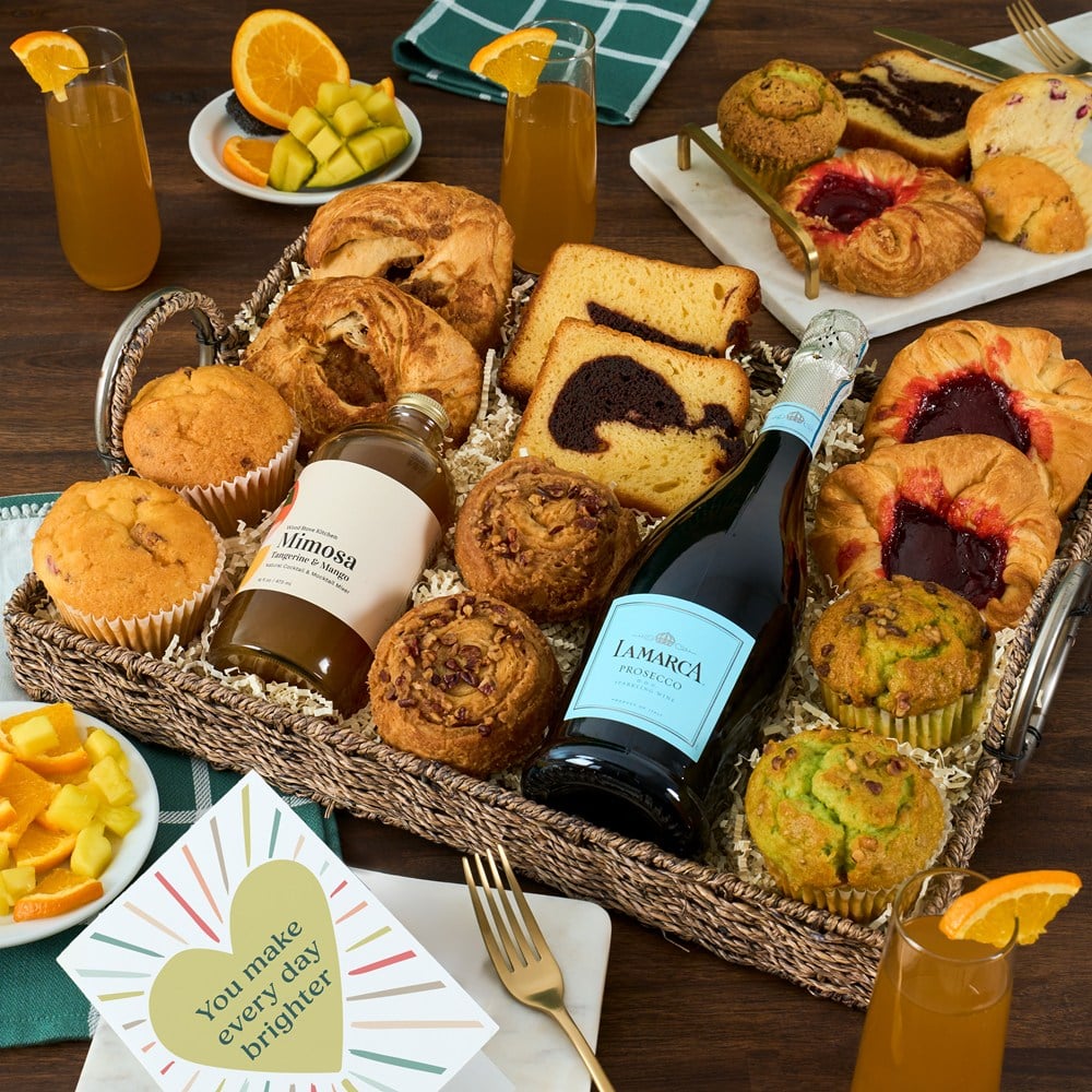 Panier Champagne et Petit-Déjeuner